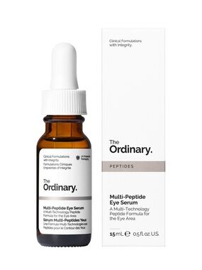 The Ordinary Multi-Peptide Eye Serum — Amber Bottle with White Dropper